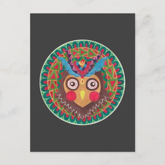 Die große Hornschale des Stammes Postkarte (Vorderseite)