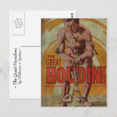 Die große Houdini-Postkarte Postkarte (Vorne/Hinten)