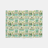 Die große Hungersnot der Raupe in der Zukunft Fleecedecke (Vorderseite (Horizontal))