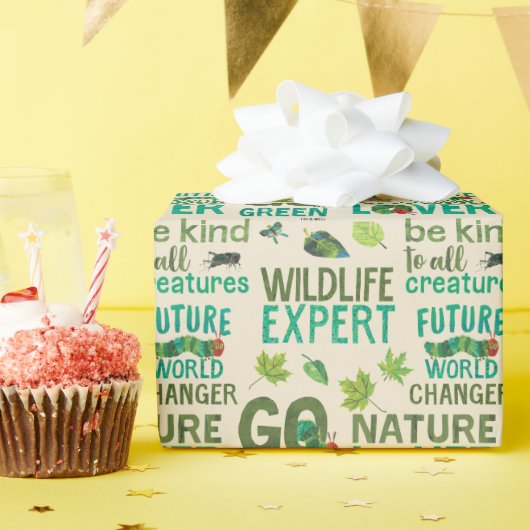 Die große Hungersnot der Raupe in der Zukunft Geschenkpapier (Geburtstagsparty)