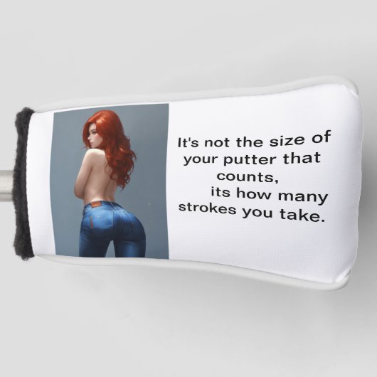 Die Größe Ihres Putter Golf Headcover (Vorderseite)