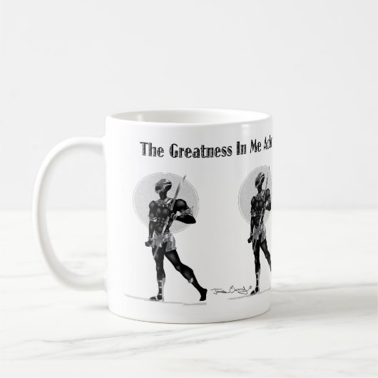 Die Größe in mir Kaffeetasse (Links)