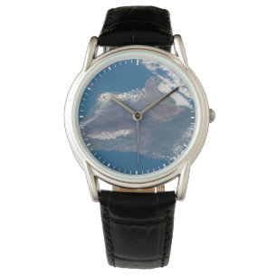 Die große Insel Hawaii und ihre Berge Armbanduhr