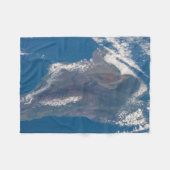 Die große Insel Hawaii und ihre Berge Fleecedecke (Vorderseite (Horizontal))