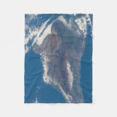 Die große Insel Hawaii und ihre Berge Fleecedecke (Vorderseite)