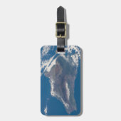 Die große Insel Hawaii und ihre Berge Gepäckanhänger (Vorderseite vertikal)