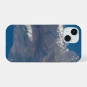Die große Insel Hawaii und ihre Berge iPhone 15 Hülle (Rückseite (Horizontal))