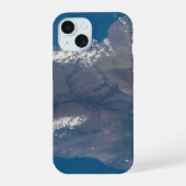 Die große Insel Hawaii und ihre Berge iPhone 15 Hülle (Rückseite)