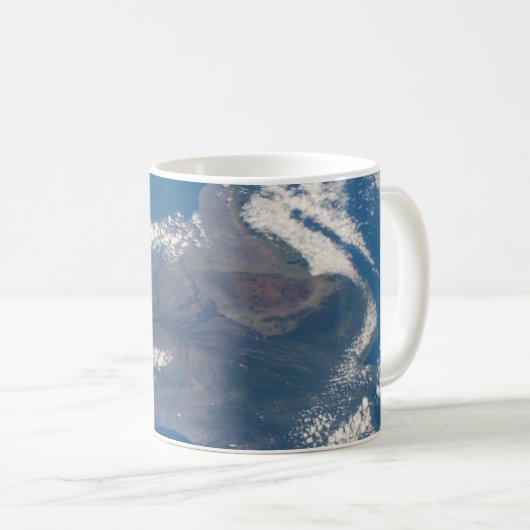 Die große Insel Hawaii und ihre Berge Kaffeetasse (VorderseiteRechts)