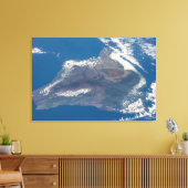 Die große Insel Hawaii und ihre Berge Leinwanddruck (Insitu (Wohnzimmer))