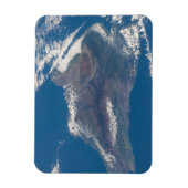 Die große Insel Hawaii und ihre Berge Magnet (Vertikal)