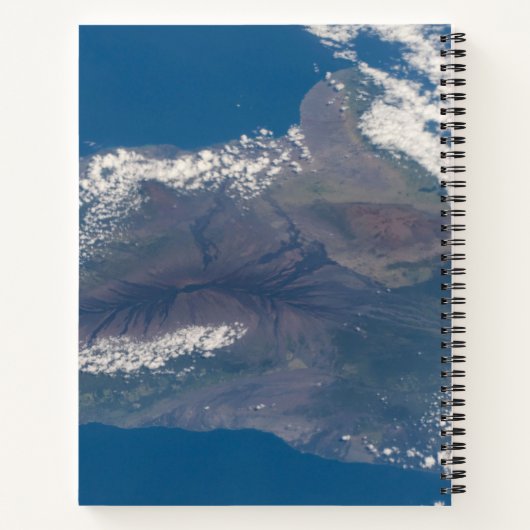 Die große Insel Hawaii und ihre Berge Notizblock (Rückseite)