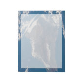 Die große Insel Hawaii und ihre Berge Notizblock (Rotiert)