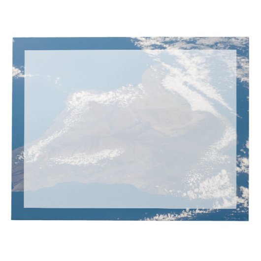 Die große Insel Hawaii und ihre Berge Notizblock (Vorderseite)