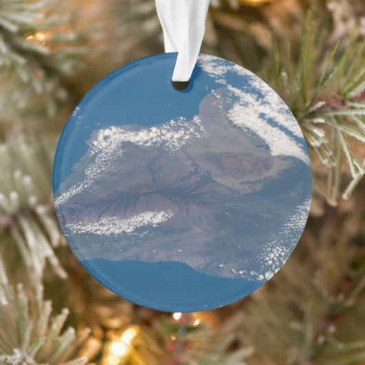 Die große Insel Hawaii und ihre Berge Ornament (Baum)