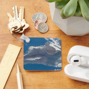 Die große Insel Hawaii und ihre Berge Schlüsselanhänger