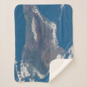 Die große Insel Hawaii und ihre Berge Sherpadecke (Vorderseite)