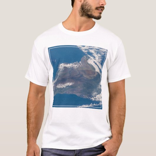 Die große Insel Hawaii und ihre Berge T-Shirt (Vorderseite)