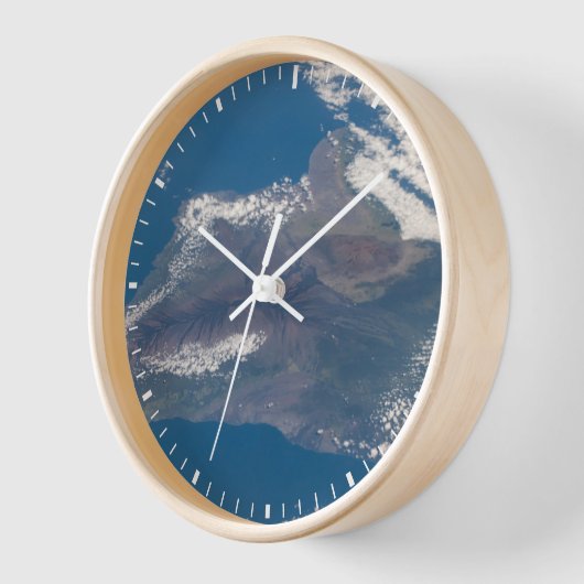 Die große Insel Hawaii und ihre Berge Uhr (Winkel)