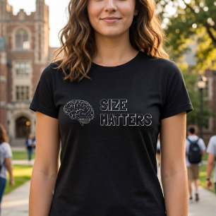 Die Größe ist lustige Dating-Beratung T-Shirt