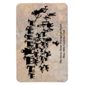 Die große Jagd auf Petroglyph Magnet (Vertikal)