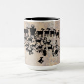 Die große Jagd auf Petroglyph Tasse (Zentrum)