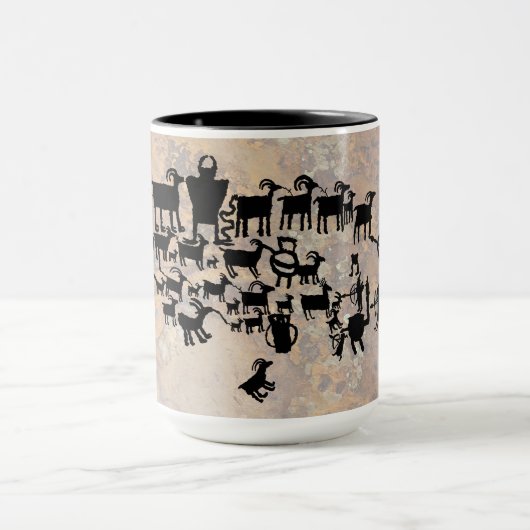 Die große Jagd auf Petroglyph Tasse (Zentrum)