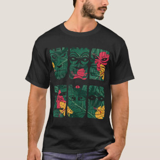 Die große Kahuna Men Hawaiian Tiki T-Shirt