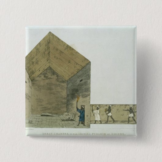 Die große Kammer in der zweiten Pyramide von Button (Vorderseite)