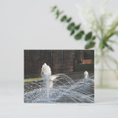 Die Große Kaskade, der Alnwick-Garten Postkarte (Stehend Vorderseite)