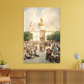 Die Große Kirche Leinwanddruck (Insitu (Wohnzimmer))