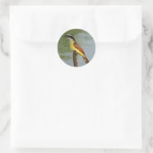 Die große Kiskadee Runder Aufkleber (Tasche)