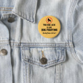 Die große Klatsche verteidigen Button (Beispiel)