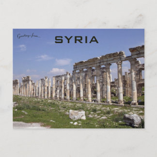 Die Große Kolonnade in Apamea Syrien Postkarte