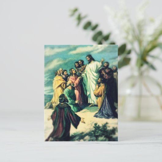 Die große Kommission Postkarte (Stehend Vorderseite)