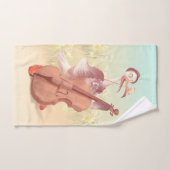 Die große Künstlerin im Frühling Badhandtuch Set (Handtuch)