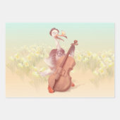 Die große Künstlerin im Frühling Geschenkpapier Set (Vorderseite 3)