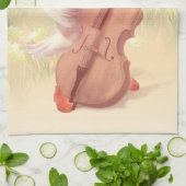 Die große Künstlerin im Frühling Geschirrtuch (Gefaltet)