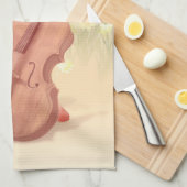 Die große Künstlerin im Frühling Geschirrtuch (Viertel Falte)