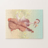 Die große Künstlerin im Frühling Puzzle (Horizontal)