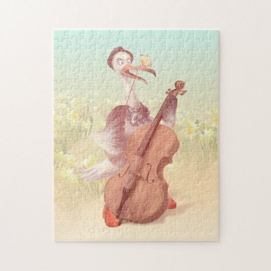 Die große Künstlerin im Frühling Puzzle (Vertikal)