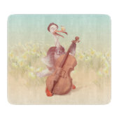 Die große Künstlerin im Frühling Schneidebrett (Vorderseite)