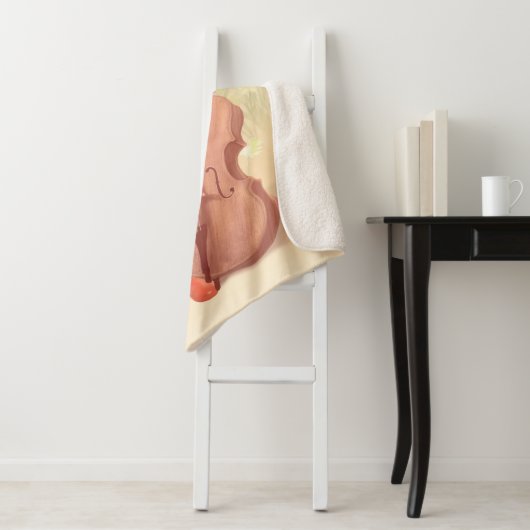 Die große Künstlerin im Frühling Sherpadecke (Beispiel)