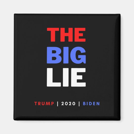 Die große Lüge Trump Desantis 2024 Magnet (Vorne)