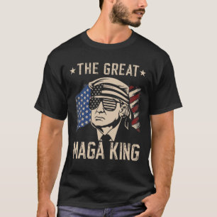 Die große Maga König lustige Trump Ultra Maga und T-Shirt