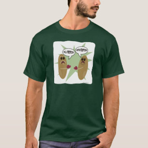 Die große Mandeldebatte Der lustige Nut-Cartoon T-Shirt