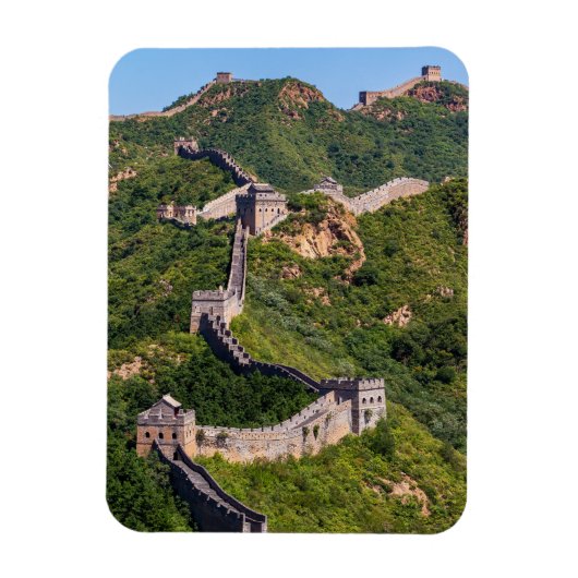 Die Große Mauer bei Jinshanling in China Magnet (Vertikal)