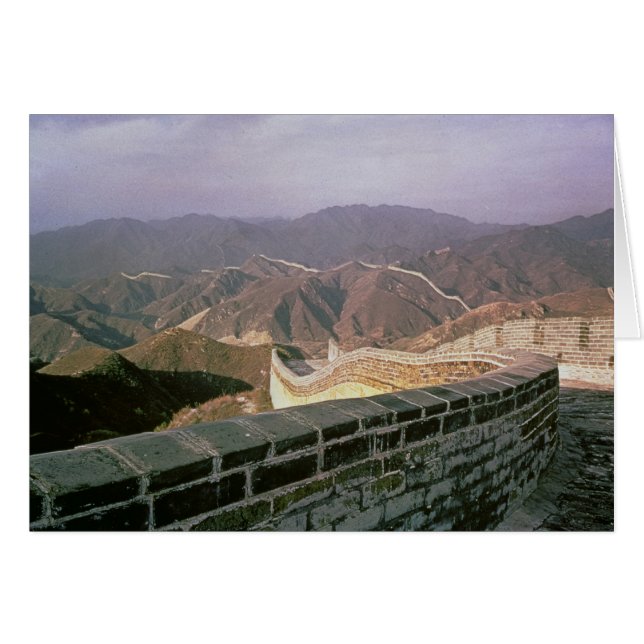 Die große Mauer der China (Vorderseite (Horizontal))