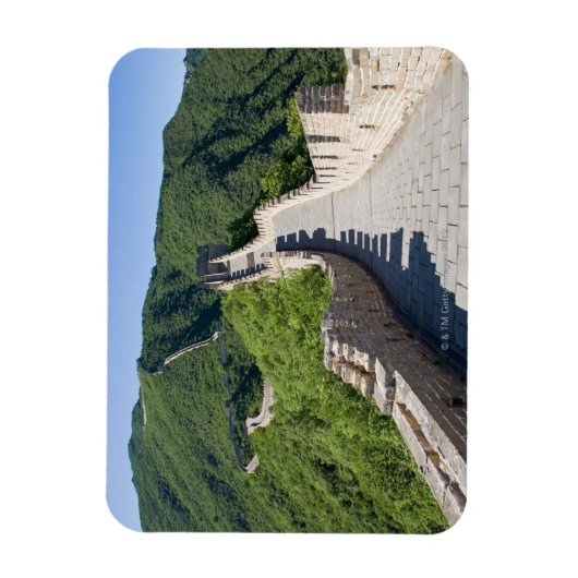 Die große Mauer der China in Peking, China Magnet (Vertikal)