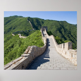 Die große Mauer der China in Peking, China Poster